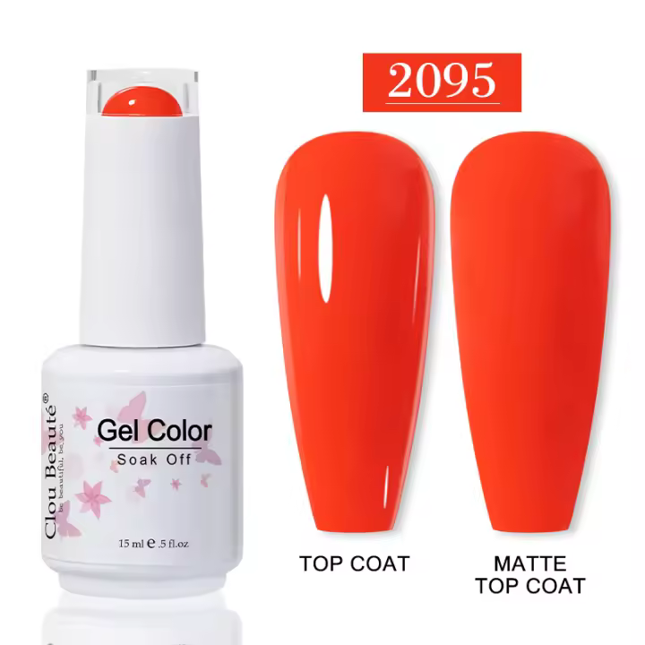 Clou Beaute-esmalte de uñas en Gel barniz semipermanente para manicura Color sólido, novedad de 2022 - 1