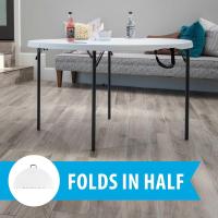 Mesa redonda plegable Lifetime Ø122x74 cm - details 3