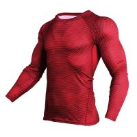 Camiseta térmica con estampado 3D para hombre, ropa interior deportiva, secado rápido, pijamas, blusas - details 12