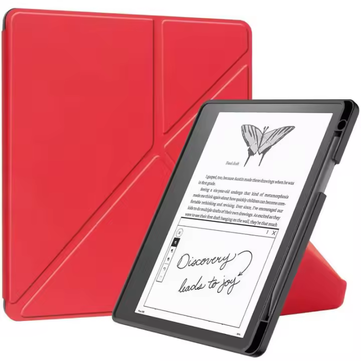 Kindle Scribe Funda de TPU Suave, Funda Inteligente con portalápices para 2022 Pulgadas, Plegable, 10.2 - 1