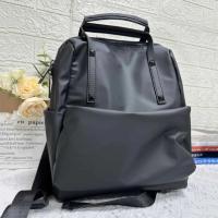 Bolso negro ligero para ordenador, bolso de hombro de nailon de estilo coreano de Color sólido, bolso de mano de gran capacidad, mochila de viaje impermeable - details 3