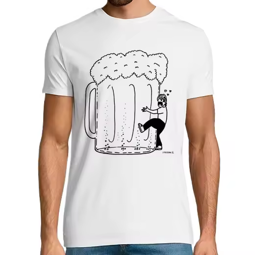 ciprés amor cerveza Camisetas CERVEZA,Pack Regalo Camiseta Personalizada - 1