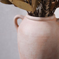 Jarrón de cerámica estilo Wabi sabi, sentido de alta gama, flores secas, maceteros, tarros de cerámica, accesorios para el hogar, adornos del - details 11