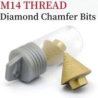 Broca de chaflán de biselado de diamante de Rosca M10/M14, broca de expansión de perforación de cono de 38/50mm, rueda de pulido de tallado - details 10