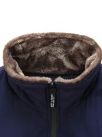 Chaqueta de algodón de gran tamaño para hombre, chaqueta de lana gruesa cálida a prueba de viento, Tops de tiro callejero casuales de moda, invierno, nuevo - details 5