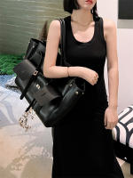 Bolsa de mano Neutral Spice Girl, nueva, de gran capacidad, para viajes diarios, de cuero, estilo punk, con cierre y asa de ala. - details 21