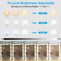 Bombillas LED para espejo de maquillaje, luces de tocador con USB, 12V, iluminación regulable para tocador de baño - details 4