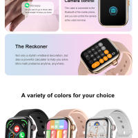 Reloj inteligente para hombre y mujer Watch 10 Serie 9 con 1,85 pulgadas de AMOLED pantalla, llamadas bluetooth,Súper serie NFC, carga inalámbrica,100 + modo deportivo,200 + dial personalizado,Reloj impermeable para Android IOS,Regalos de Navidad - details 24