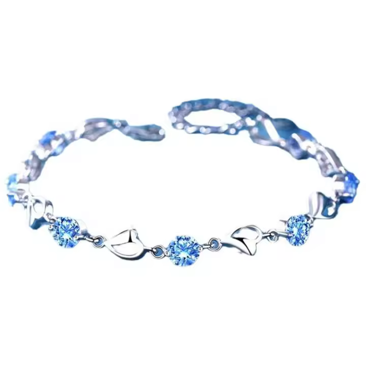 Pulsera fresca y elegante Ocean Heart S para mujer, nuevo regalo para novia, significativa, 2024 - 1