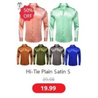 Chaleco de seda sólida para hombre, corbata de color champán, rosa, azul, verde, morado y rojo, gemelos de pañuelo, clips formales para boda y negocios - details 29