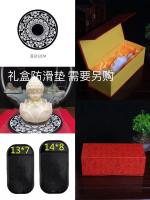 Fruta de marfil pintada con oro, estatua de Buda Guanyin libre y sin restricciones, hogar creativo, sala de té, estudio, estante antiguo - details 7