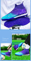 Botas de fútbol para hombre, zapatos de fútbol profesionales FG/TF, botines de tobillo alto para niños pequeños, zapatillas de fútbol para césped, zapatos de entrenamiento de fútbol sala - details 15
