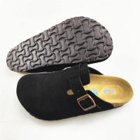 Zapatillas de Cuero Suave Antideslizante Zapatos de Playa para Hombres y Mujeres en Verano - details 14