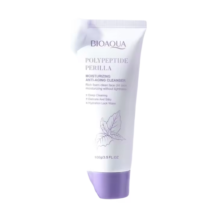 Limpiador facial hidratante y antiarrugas con botón de polipéptido Bioaoua al por mayor - 1