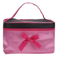 Bolsas de Maquillaje a Rayas con Lazo Neceser de Viaje para Mujer Organizador de Aseo de Belleza - details 2