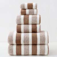 Juego de Toallas de Lujo de 6 Piezas, 2 Toallas de Baño, 2 Toallas de Mano y 2 Paños de Lavado, Altamente Absorbentes para viajes, baño - details 2