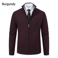 Jersey de punto para hombre, cárdigan, suéter de lana, chaqueta casual cómoda y cálida. - details 13