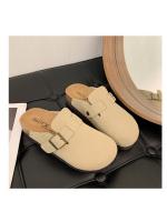 Mules Retro para Mujer Suela Gruesa, Media Caña, Punta Redonda, 2025, Zapatos sin Cordones, Suela Suave, Para Exteriores - details 12