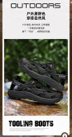Sandalias de piel de vaca informales de gran tamaño, zapatos de playa de verano para hombres, sandalias deportivas al aire libre, sandalias de montañismo, zapatos creek - details 4