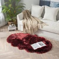 Alfombra de Lana Suave para Dormitorio Sala de Estar Alfombra para Coche Sofá Silla Cojín Lavable Alfombra de Piso para Dormitorio - details 19