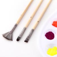 Pinceles de Pintura para Artistas con 24 Piezas Set de Arte Portátil para Principiantes en Acuarela Acrílica y Óleo Pintura de Cuerpo y Rostro con Bolsa de Roll-up - details 10