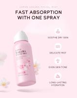 LAIKOU Sakura Tónico Hidratante Hidratante Reparación Suave Iluminador de la Piel Mejora el Brillo Suero Tónico Spray 100ml - details 3
