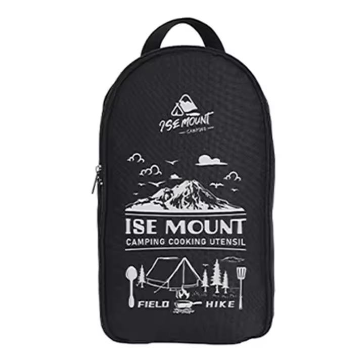 Juego de utensilios de viaje portátiles de acero inoxidable, 9 piezas, para acampar, Picnic - 1