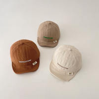 Gorra de béisbol coreana con letras de verano, gorro fino suave con visera para bebé, gorra con visera transpirable de secado rápido para niños - details 1