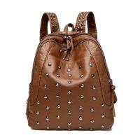 Mochipa De Cuero de gran capacidad para Mujer, Morral de lujo con diseño de Remaches, Bolso de hombre de alta calidad - details 27