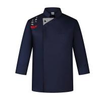 Ropa de trabajo de Chef C250, uniforme de cocina de manga corta, ropa de Chef de Hotel, chaqueta de camarero transpirable, uniforme de Chef de Sushi - details 12