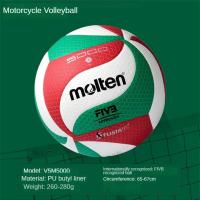 Balón de PU Original Molten V5M5000 para entrenamiento de competición, voleibol interior y exterior, tamaño estándar 5, para estudiantes, adultos y adolescentes - details 0