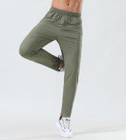 Pantalones atléticos del salón de la sandalia de la yoga del algodón de los hombres, pantalones casuales del jersey con los bolsillos - details 4