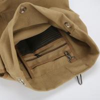 Mochila de viaje de lona de 45l, bolsa de cubo para senderismo, mochila informal para exteriores, bolsa para libros, mochila escolar, bolsas de pesca - details 6