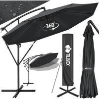 Paraguas de aluminio con manivela 300/350 cm de diámetro Protección UV Impermeable para mercado - details 0