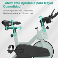 Bicicleta Estática para Interior, Bicicleta Estacionaria con Resistencia Magnética Ajustable, Bicicleta Estacionaria con Pantalla LCD y App, Capacidad de Carga de 136 kg - details 5