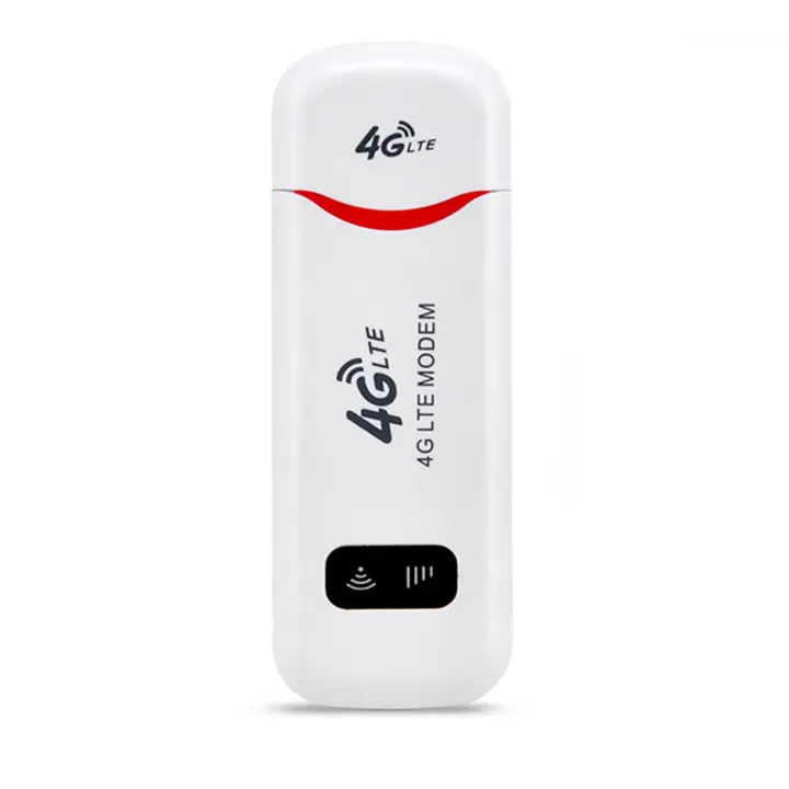 Enrutador Wifi 4G LTE USB portátil para coche, adaptador de red con ranura para tarjeta SIM, Dongle USB 4G, 150Mbps - 1