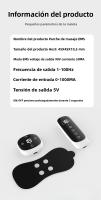 Masajeador Inteligente de Fisioterapia Cervical Instrumento de Entrenamiento de Rehabilitación de Calor Eléctrico Pegatina de Masaje de Meridiano de Calor de Pulso - details 0