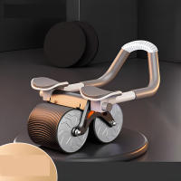Ruedas de rodillo de ejercicio de rebote automático, equipo de fitness para entrenamiento de fuerza central, gimnasio en casa, equipo de fitness con alfombrilla para arrodillarse, ruedas de - details 4