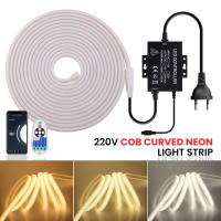 Tira de luces LED COB de 220V, 288led/m, luz de neón con WIFI, Control remoto de 23 teclas, 3000K, 4000K, 6000K, Kit de enchufe de alimentación de la UE - details 0