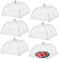 Cubierta de malla plegable para alimentos, tienda de campaña, sombrilla tipo cúpula, mosquitera, mosquitos, utensilios de cocina - details 6