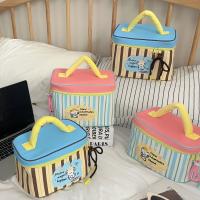 Bolsa de aseo multifuncional, bonita bolsa de maquillaje de gran capacidad con dibujos de cachorros, estuche de cosméticos de mano con cremallera, bolsa de almuerzo cuadrada para niñas - details 8