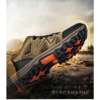 Zapatos de senderismo al aire libre anti-terciopelo para hombre, zapatos deportivos para viajes, senderismo, zapatos casuales para deportes al aire libre - details 1
