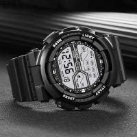 Reloj Deportivo de Lujo para Hombres Automático, Resistente al Agua, Luminoso, Reloj Digital de Pulsera de Cuero - details 3