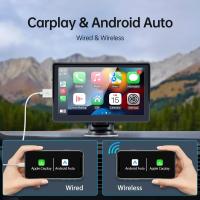 Reproductor de vídeo de radio de coche universal de 7 pulgadas inalámbrico para CarPlay Android Pantalla táctil - details 0
