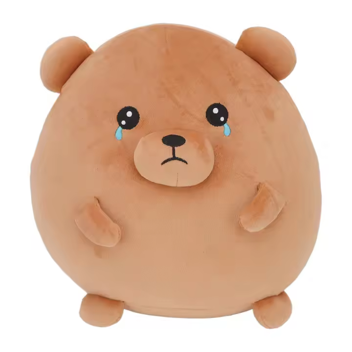 Juguete de Peluche de Oso Marrón Suave Cálido, Amigable con la Piel, Brillante - 1