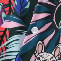 Camisa de manga corta para hombre, Camisa ajustada con estampado de flores fragmentadas, serie CS, primavera y verano, 2024 - details 68