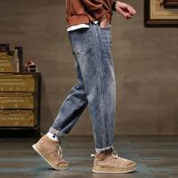Jeans Holgados de Pierna Ancha de Alta Calidad Ropa de Calle para Hombres con Estilo Baggy - details 13