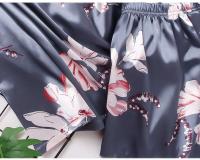 Ropa interior de mujer, ropa de dormir de seda satinada, chaleco, pantalones cortos, conjunto de dos piezas de verano, ropa de dormir para mujer - details 5