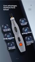 Conjunto de 30 piezas de herramienta rotativa inalámbrica, bolígrafo de grabado recargable con batería, velocidad eléctrica ajustable, herramienta portátil de tallado en madera para lijado y pulido, perforación y grabado - details 4
