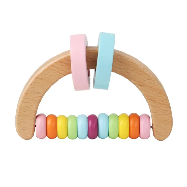 ExciTat Juguetes Montessori para Bebés Juguete de Madera con Vibrador de Silicona y Booza - 1